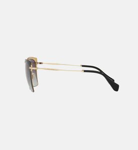 نظارات شمسية إم يو 52 أر إس بإطار مربع كبير الحجم 51