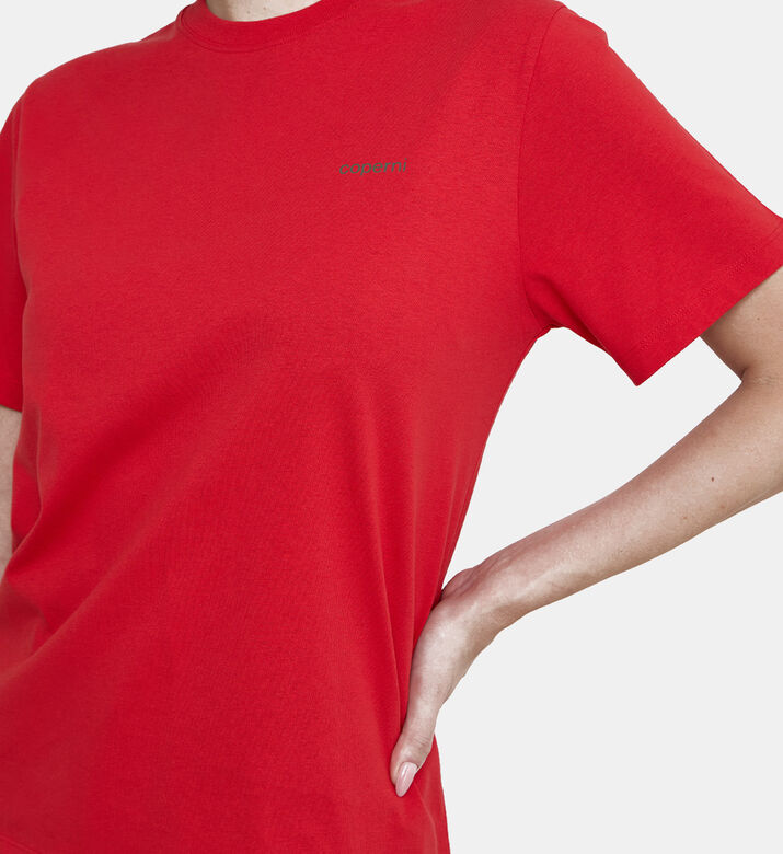 تيشيرت قطن بطبعة لوغو