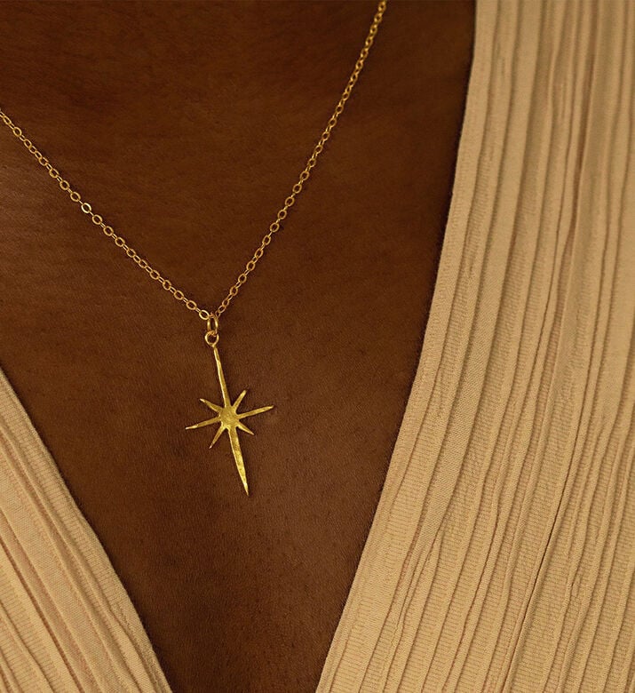 Ottoman Hands Necklace Northern Star, Packshot View Ottoman Hands Necklace Northern Star, Packshot View