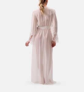 Rya Delight Floral-embroidery Maxi Robe, Model View Rya Delight Floral-embroidery Maxi Robe, Model View