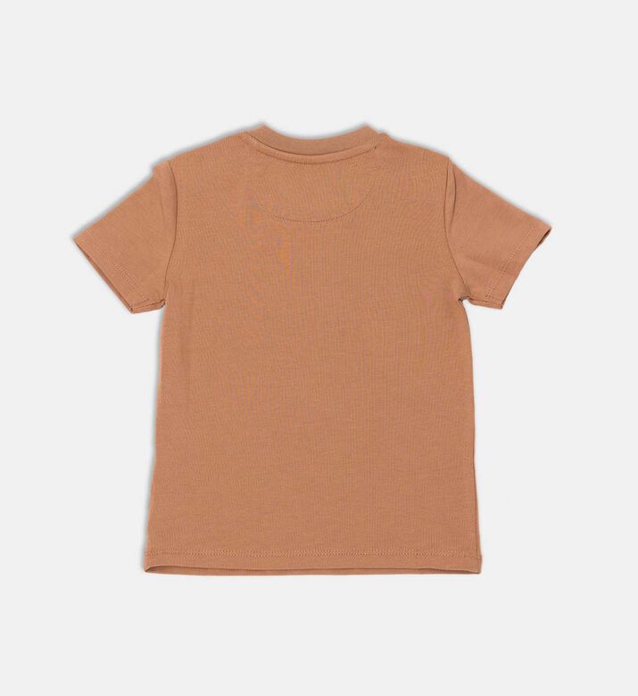 تيشيرت من الدينيم بطبعة Monogram لحديثي الولادة