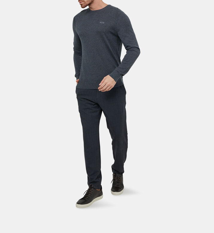 سترة رجالية من حرير قطني محبوك