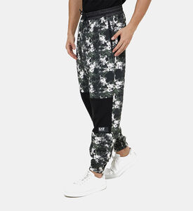 بنطال قطن مطبوع بالكامل