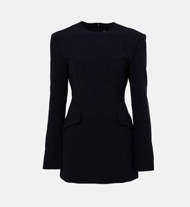 Ronny Kobo Flap Pockets Flared Mini Dress, Packshot View