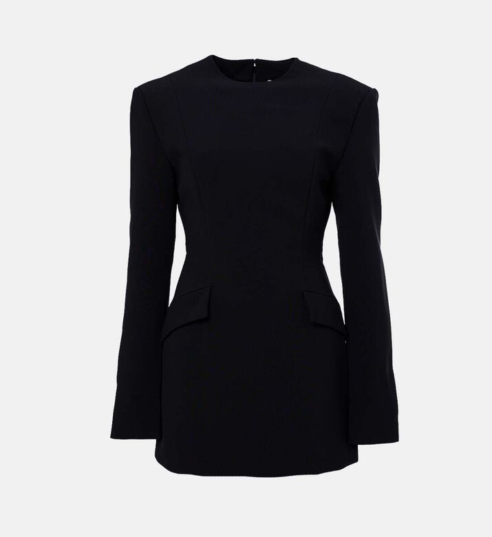 Ronny Kobo Flap Pockets Flared Mini Dress, Packshot View