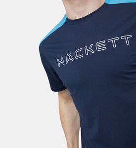 تيشيرت تور قطن بطبعة شعار