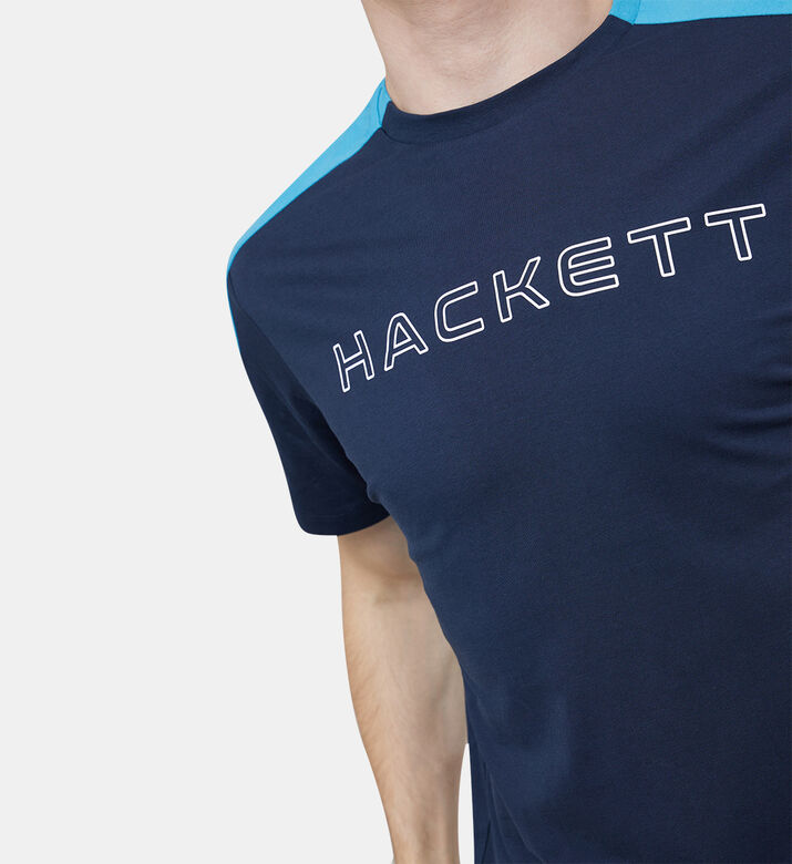 تيشيرت تور قطن بطبعة شعار