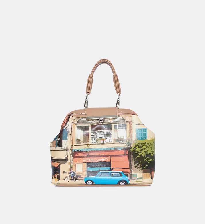 Cityscape Illustration Handbag
