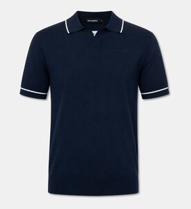 Karl Lagerfeld Fine-gauge Knit Polo Shirt, Packshot View