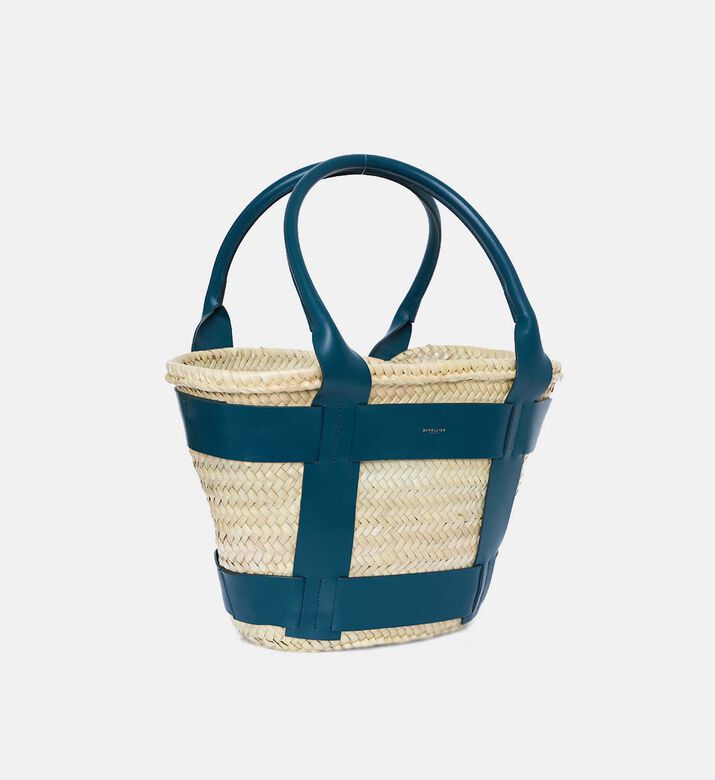 Maxi Santorini Smooth Leather Handbag