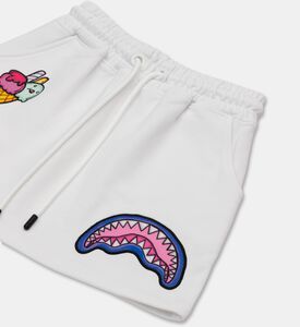 Sprayground Graphic Drawstring Mini Skirt, White, 8y, Packshot View