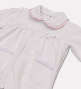 My First Collection Peter Pan-collar Long-sleeve Rompersuit, Packshot View