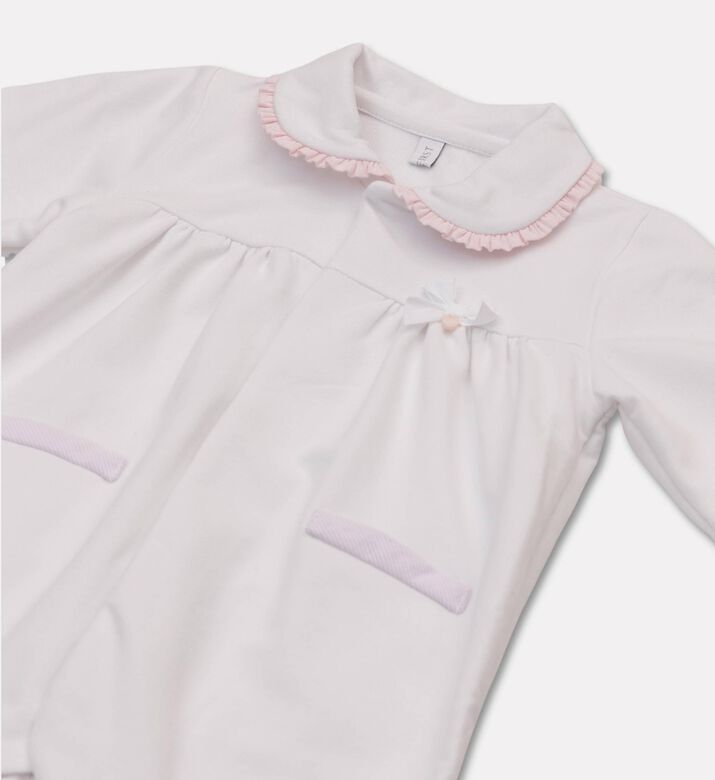 My First Collection Peter Pan-collar Long-sleeve Rompersuit, Packshot View