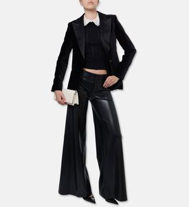 Alice and Olivia Silas Single Button Blazer, Model View