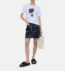 Rose Print Mini Skirt Rose Print Mini Skirt