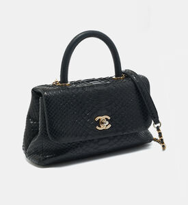 Chanel Preowned Coco Chanel Python Mini Coco Top Handle Bag, Packshot View