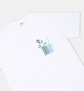 تيشيرت بطبعة للبنات الصغيرات