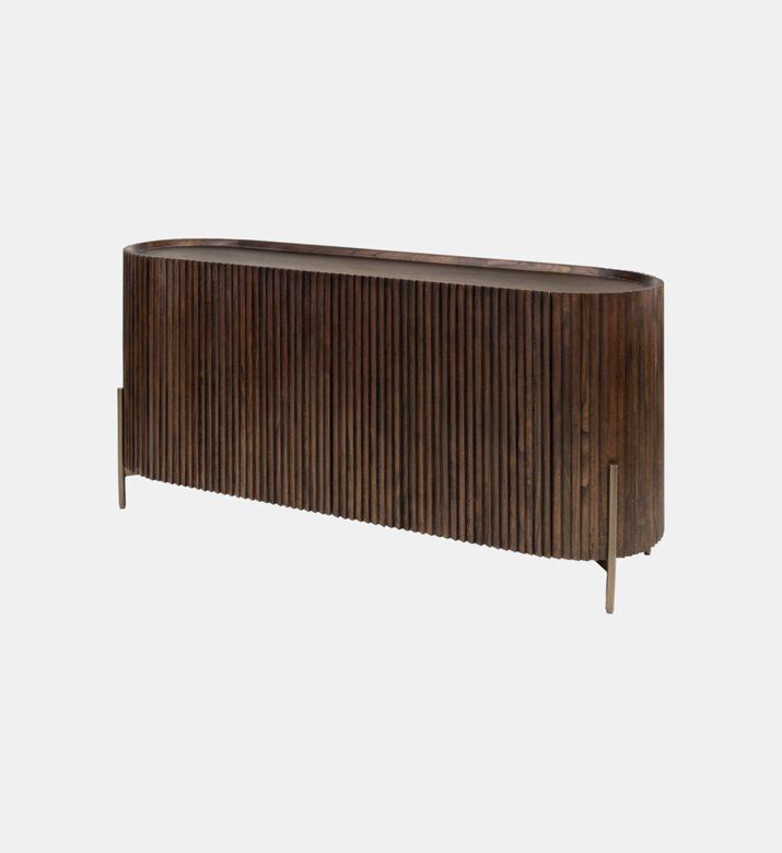 Versmissen Pogoro Mindi Steel Buffet Table, Packshot View