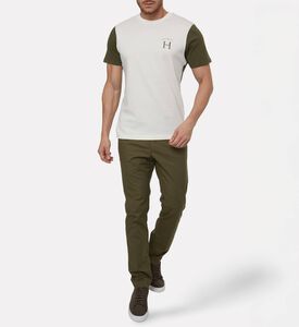 Hackett London Heritage Two-tone Short-sleeve T-shirt, Model View