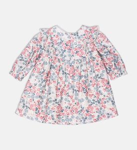 Floral-print Layered Top Dress