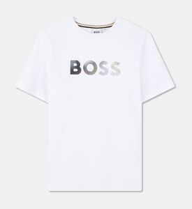Boss Graphic Logo Cotton T-shirt, Packshot View