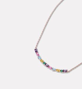 Nomination Multicolored Mixed-cut Crystals Gold-toned Necklace, Packshot View