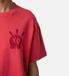 تيشيرت تيدي سكول إغرافيك بياقة مستديرة