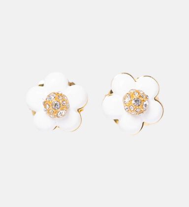 Sparkling Floral Stud Earrings