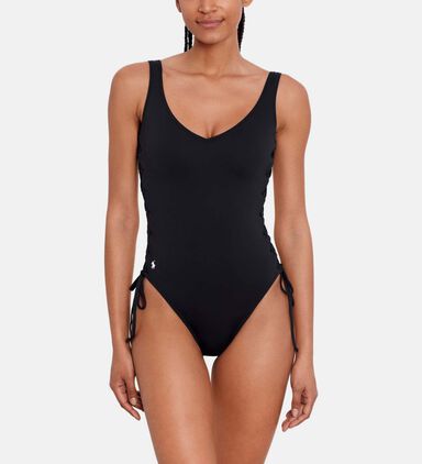 Crisscross Lace-up One-piece Swimtsuit
