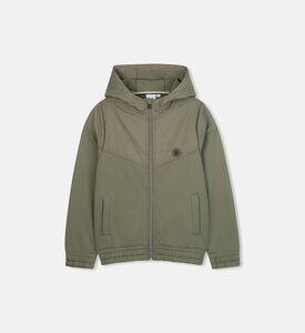 كارديغان رياضي بغطاء للرأس