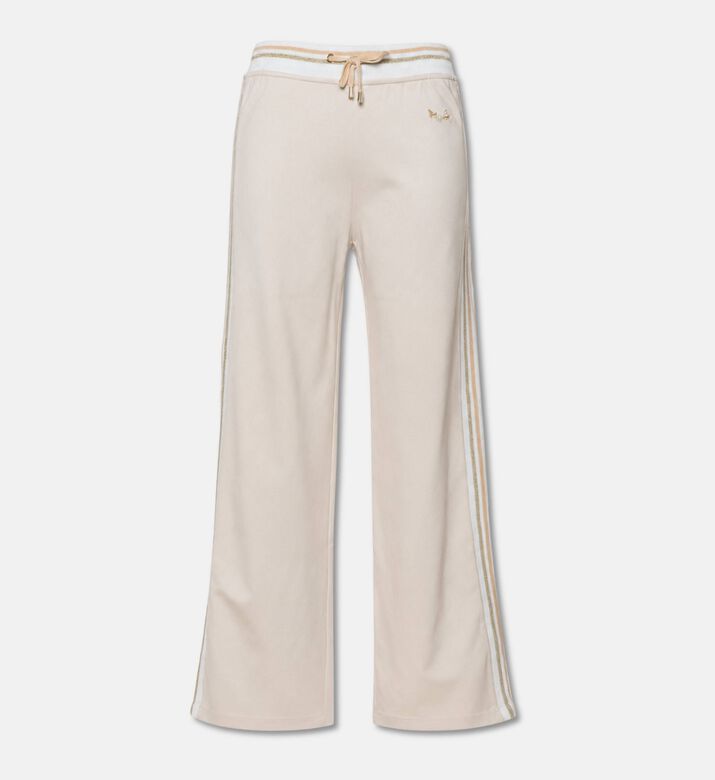 Weill Striped-trim Drawstring Pants, Beige, 42, Packshot View