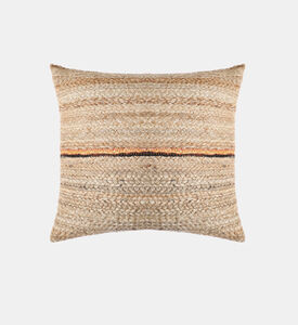 Home Deco and More Nara Jute Fabric Rectangular Filled And Vaccumed Cushion, Packshot View