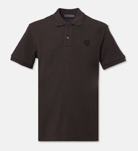 Corneliani Polo Jersey, Dark-brown, 56, Packshot View