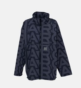 Monogram-patterned Ripstop Jacket