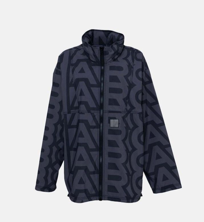 Monogram-patterned Ripstop Jacket