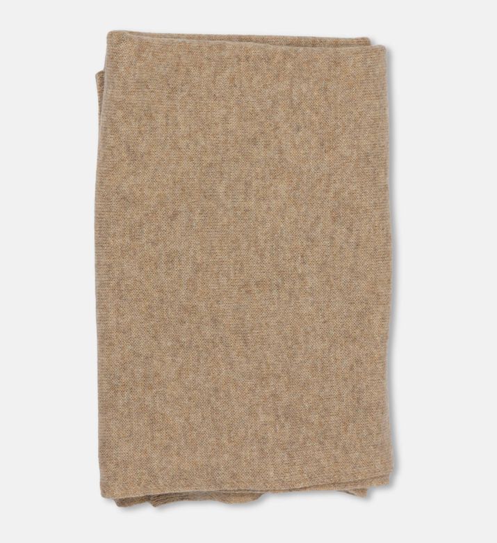 Galeries Lafayette Knit Regular-fit Scarf, Dark-beige, Packshot View