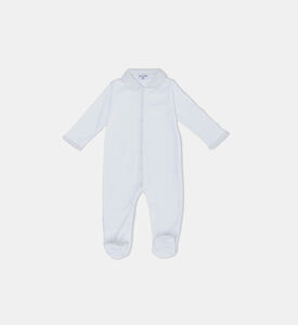 Ribbed Cuffs Button Closure Romper