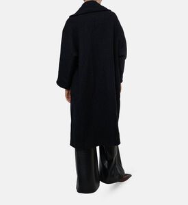 Edward Achour Paris Button-detail Regular-fit Coat, Model View