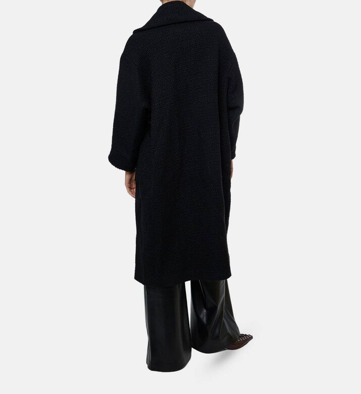 Edward Achour Paris Button-detail Regular-fit Coat, Model View