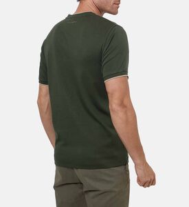 Hackett London Stripe-print Short-sleeve T-shirt, Khaki, S, Model View