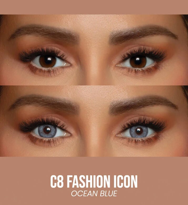 Eye Candy Fashion Icon Pwr 0 Contact Lens C8, Packshot View Eye Candy Fashion Icon Pwr 0 Contact Lens C8, Packshot View