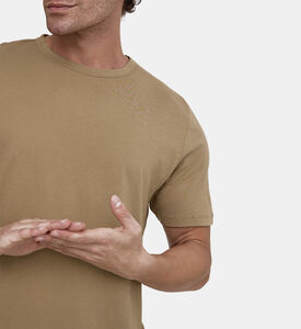 تيشيرت قطن بشعار جانبي