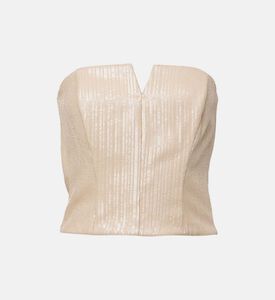 صدرية راديا مطرزة بترتر