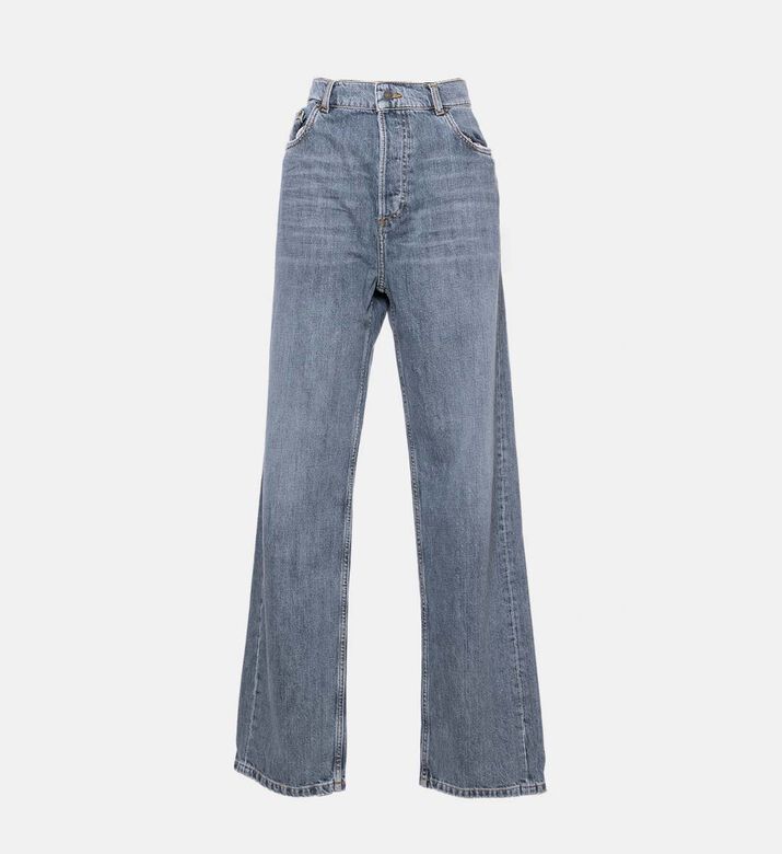 The Kooples Light-blue Wash Wide-leg Jeans, Packshot View