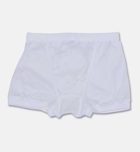 Zimmerli Of Switzerland Open Fly Cotton Boxer, White, Xxl, Packshot View