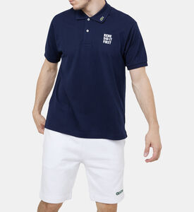 Short Sleeved Ribbed Collar Shirt