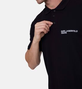 قميص بولو بطبعة شعار كلاسيكية