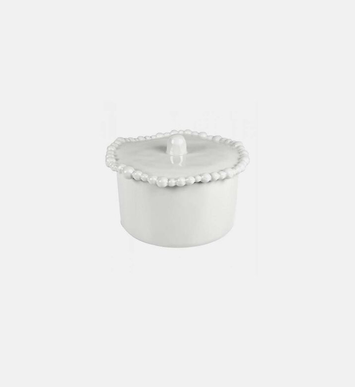 Pearl Embellished Mini Biscuit Jar