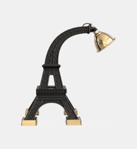 Qeeboo Paris Metal Table Lamp, Black, 33.5x46x60-cm, Packshot View
