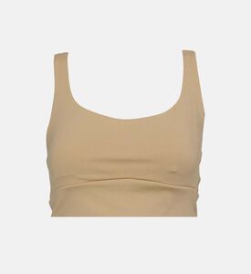 بلوزة بدون أكمام بأشرطة متقاطعة